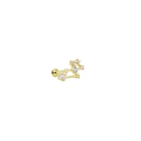 Leo Constellation Flat Back