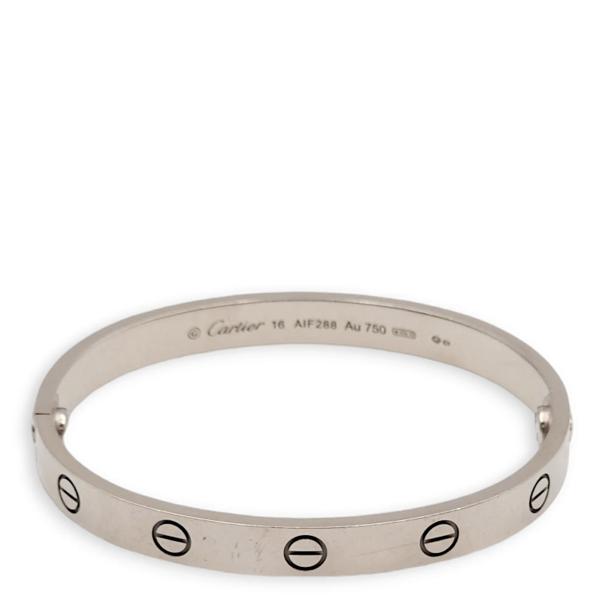 Love 16 Bracelet in White Gold