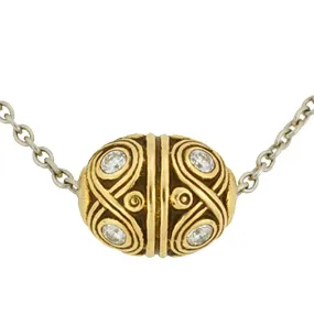 M-615P "Ball" Diamond Pendant - M-615P & CH