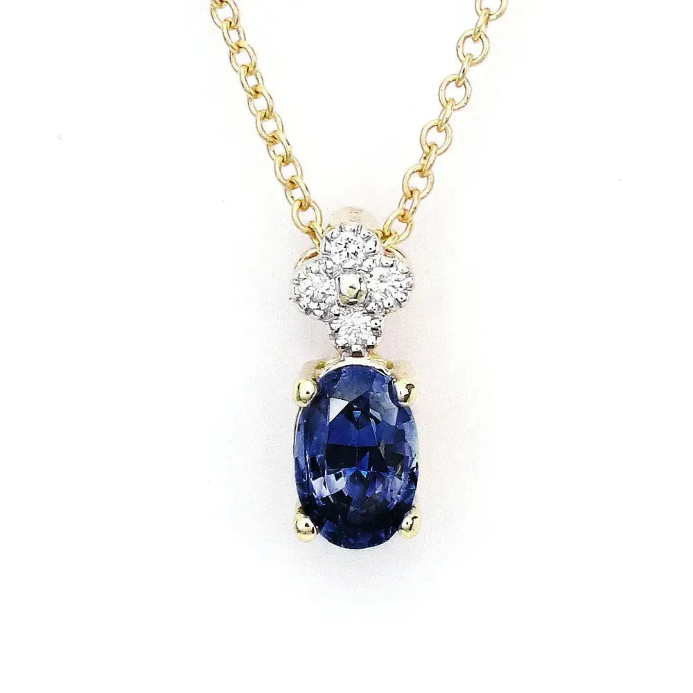 Marisela Natural Blue Sapphire Pendant