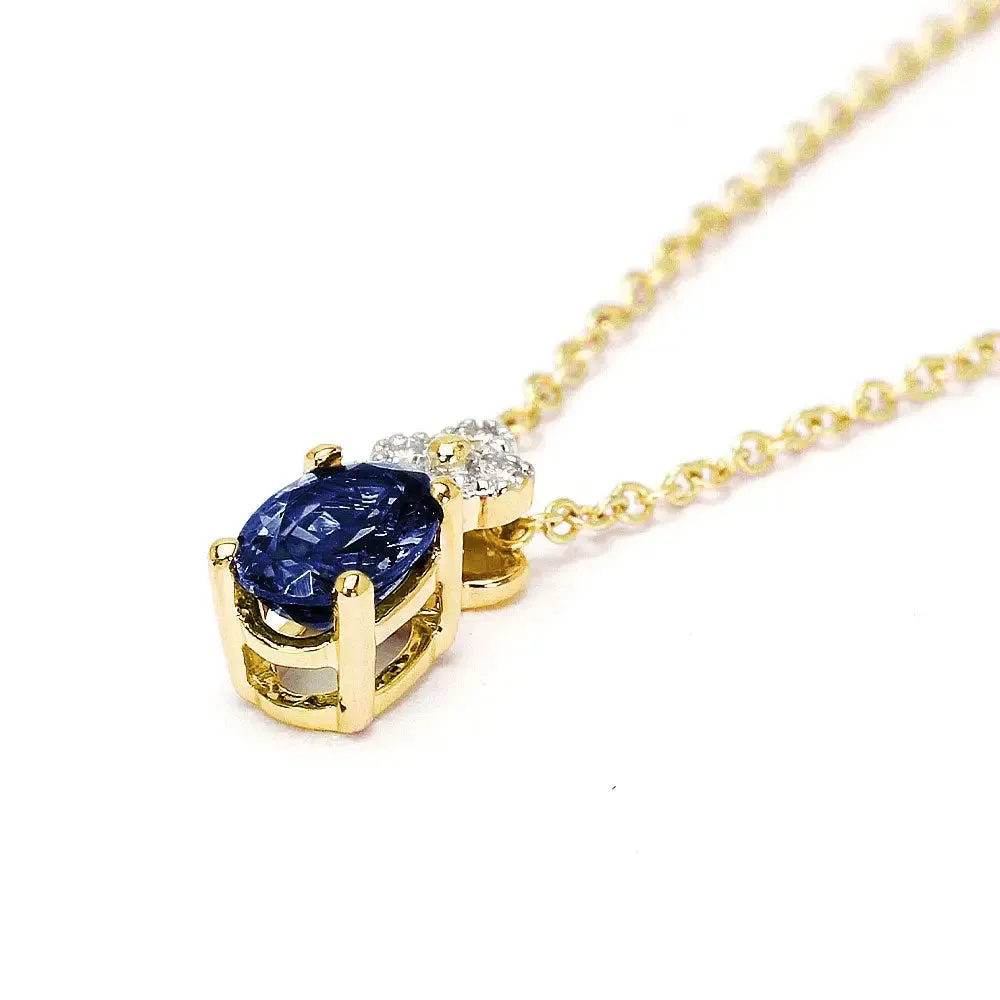 Marisela Natural Blue Sapphire Pendant
