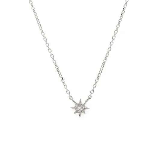 Micro Aztec North Star Necklace