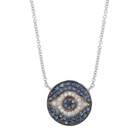 Mini Dawn Blue Necklace W