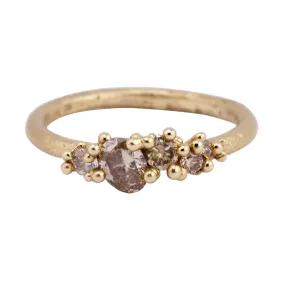 Mixed Diamond Asymmetric Ring with Granules