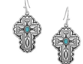 Montana Cathedral Turquoise Silver Cross