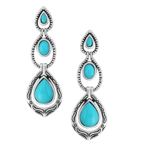Montana Women's Unmatched Beauty Turquoise Earrings