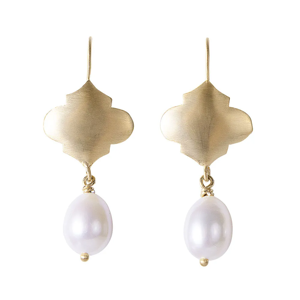 MOROCCAN PEARL DROPS - GOLD