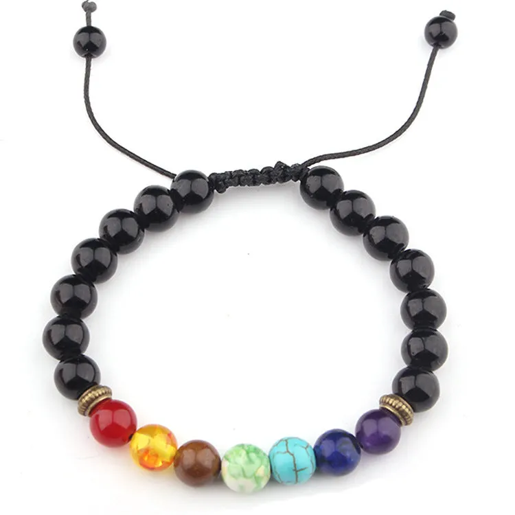 Natural Stone Chakra Yoga Bracelet