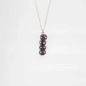 NEW! Stacked Blue Sapphire Pendant by Rina Young