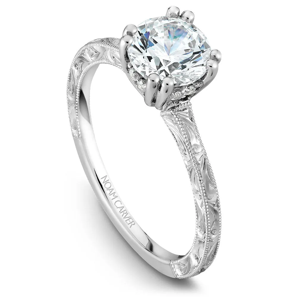 Noam Carver Engagement Ring - B004-02WSE-100A