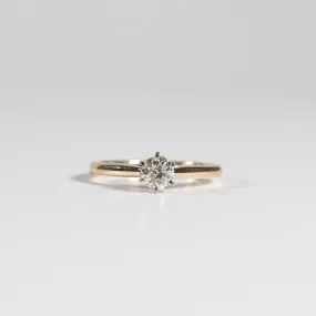 Old European Cut Diamond Solitare