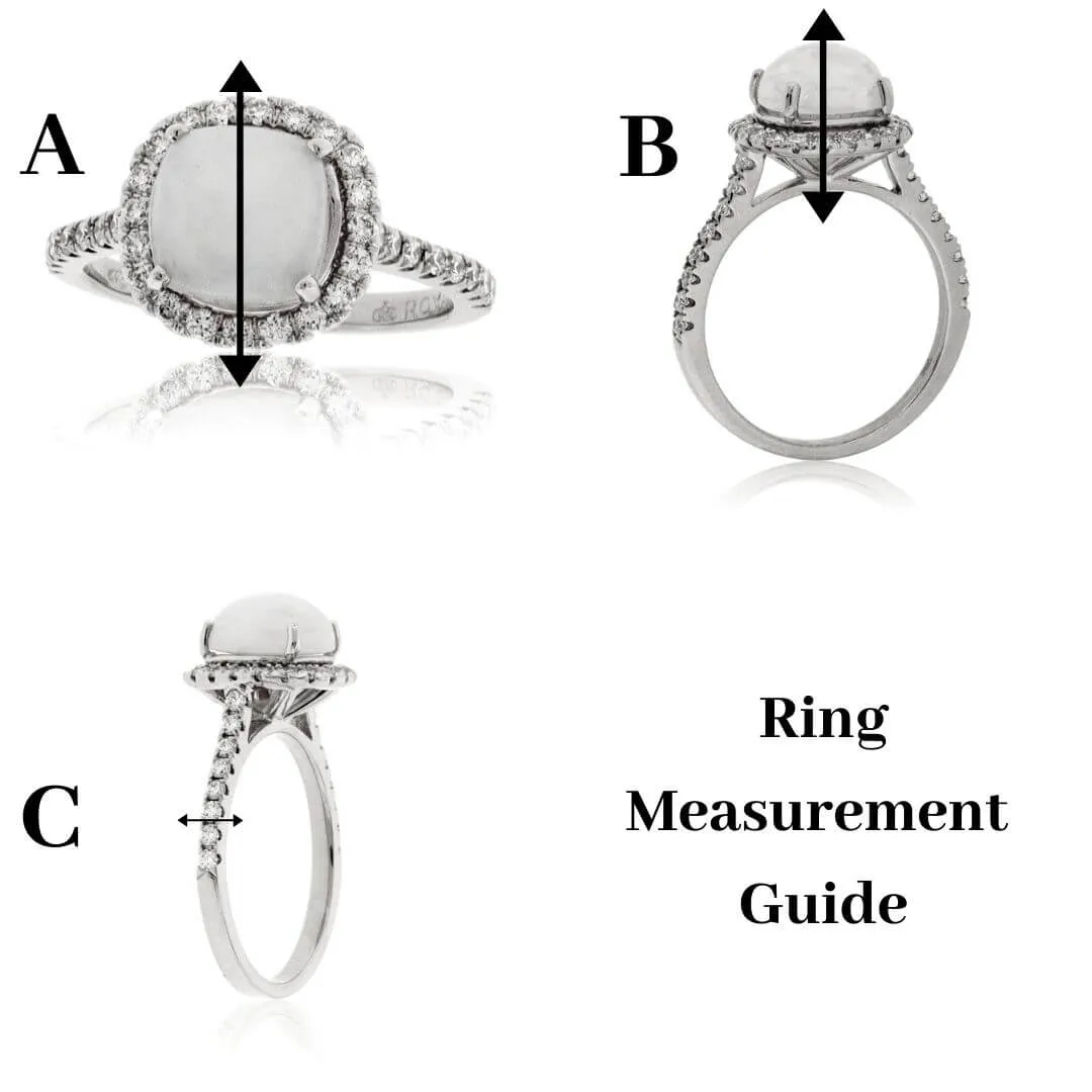Oval Cut Ruby & Diamond Accented Ring