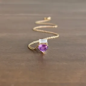 Paired Sapphire Pendant