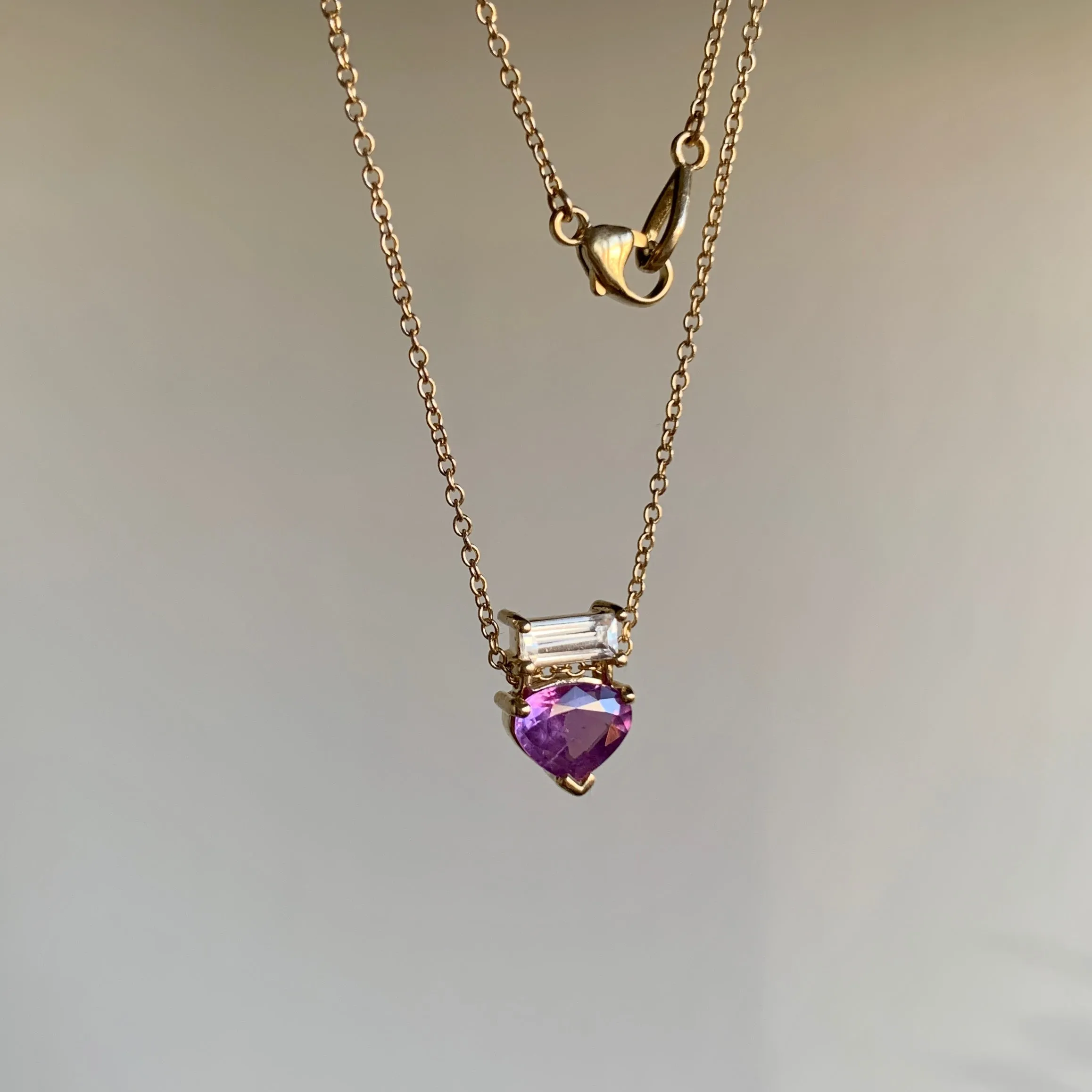Paired Sapphire Pendant