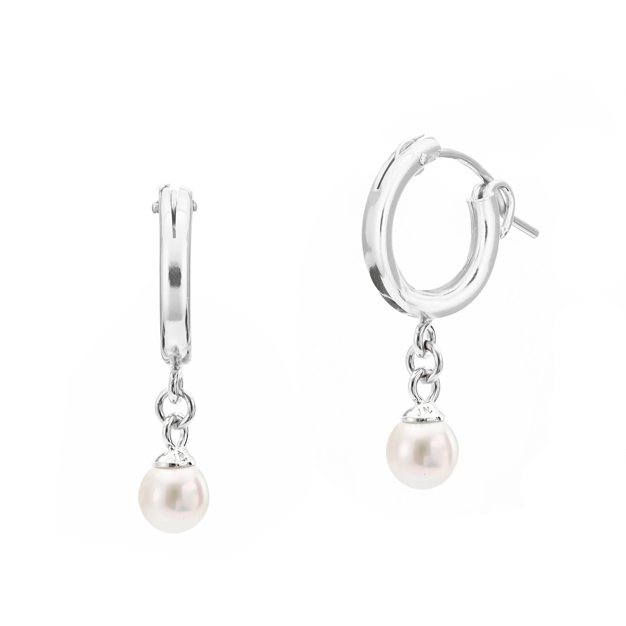 Pearl Candy | Huggie Hoop Earrings