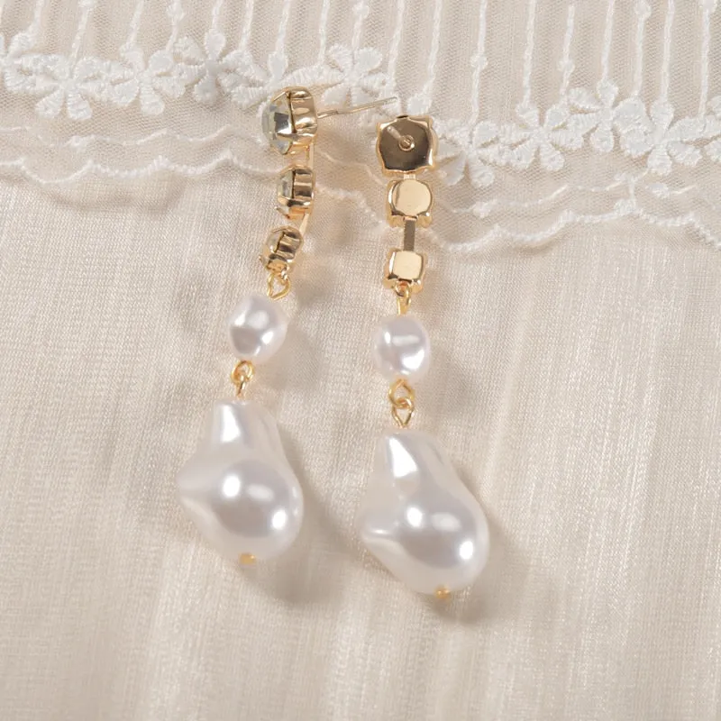 Pearl Earrings 925 Silver Earrings