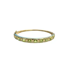 Peridot Hinge Bracelet