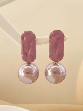 Premium Metal Ball Earrings