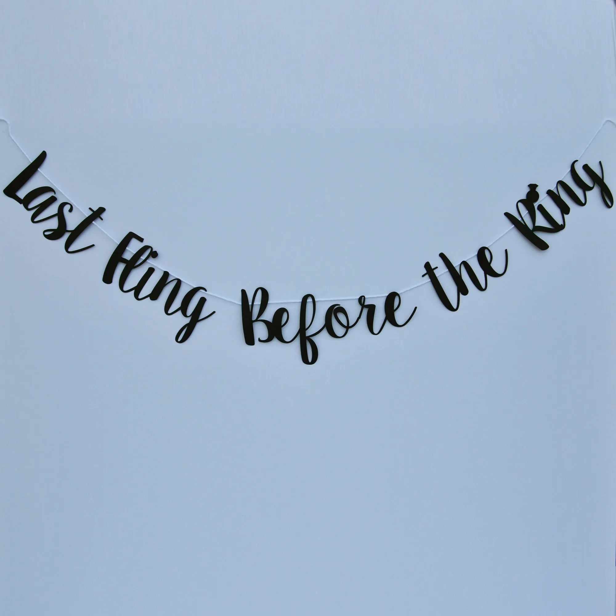 "Last Fling Before The Ring" Banner