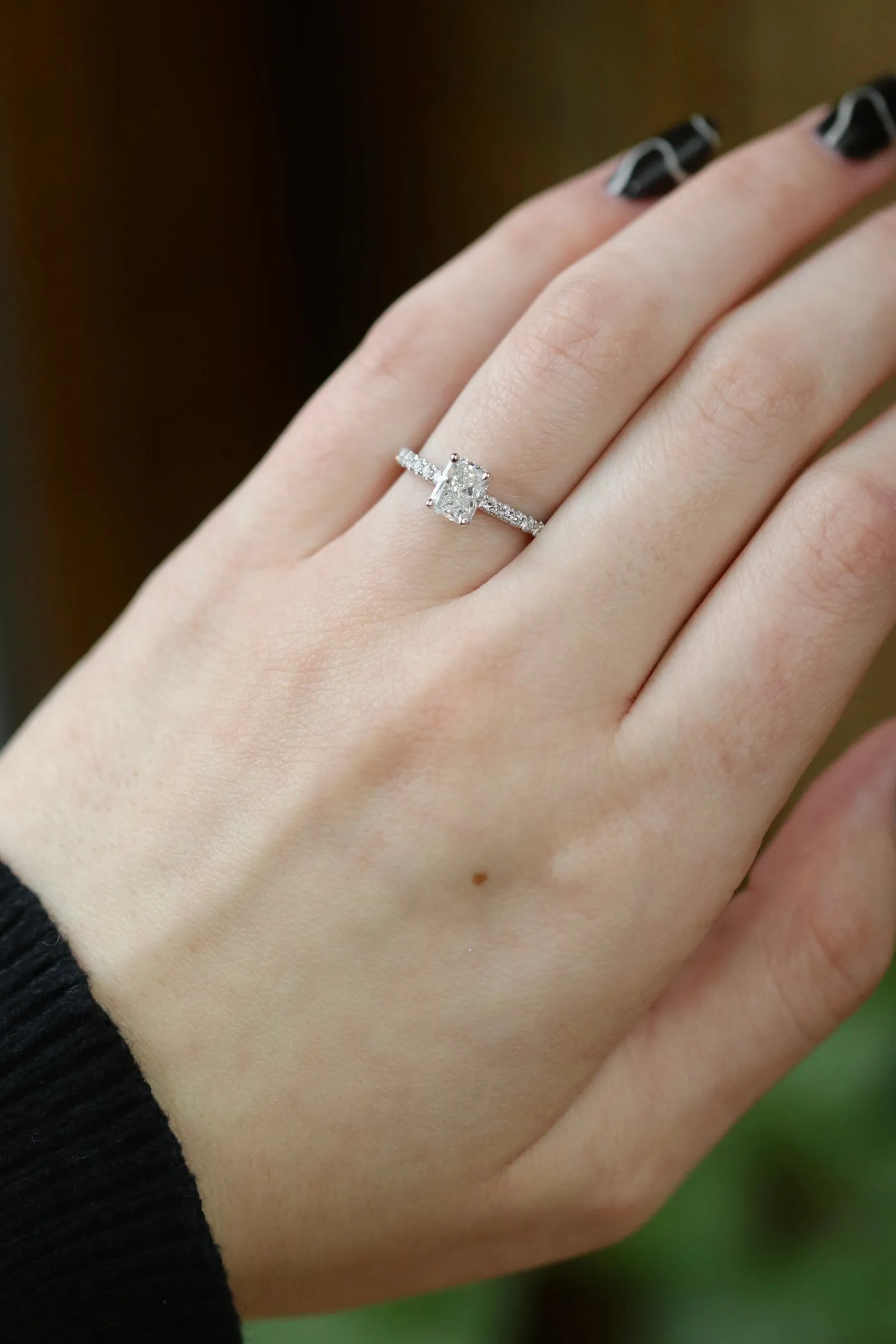 Radiant Accented Solitare