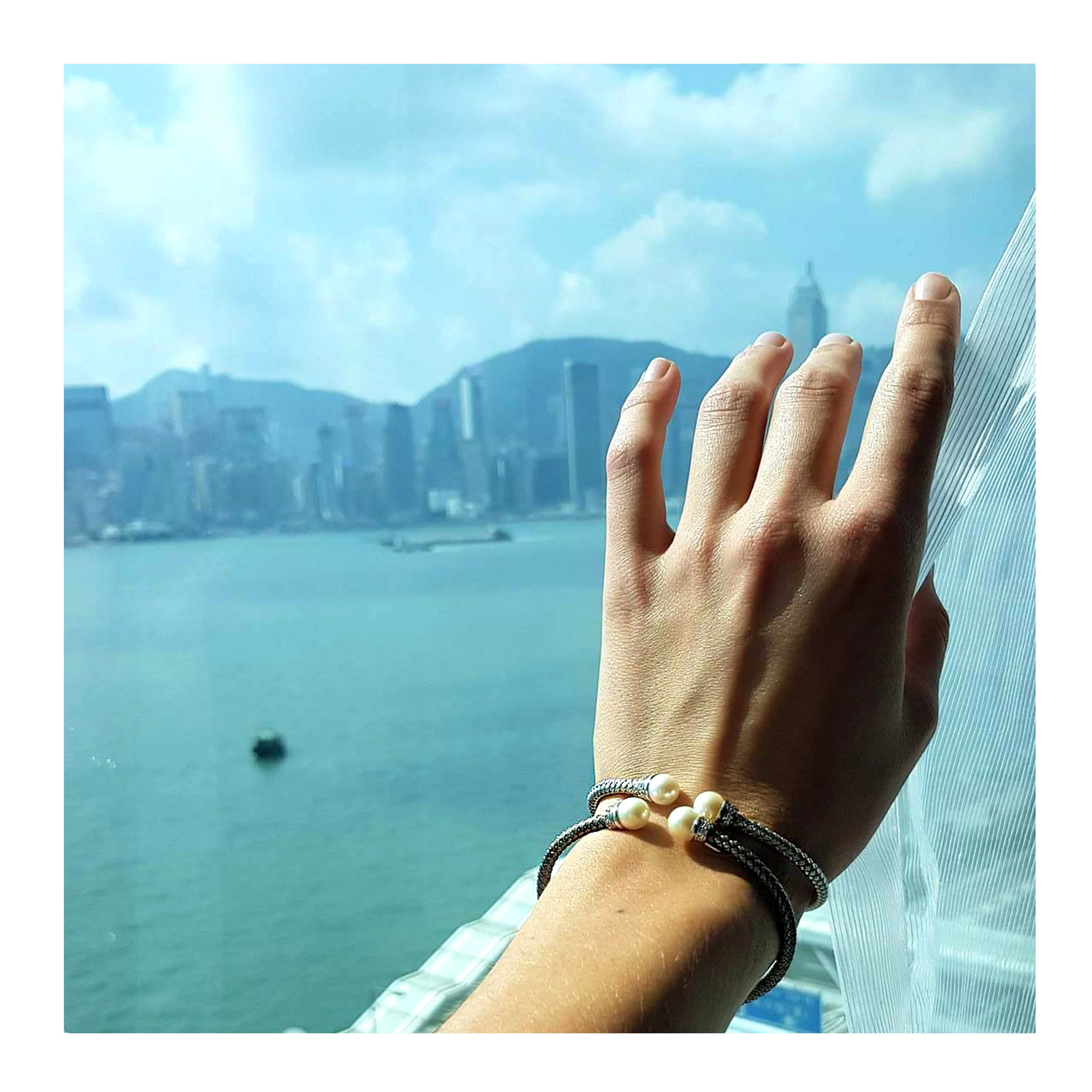 Rose Gold Pearl Bracelet