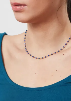 SAPPHIRE CREATIVITY 24K Vermeil Necklace