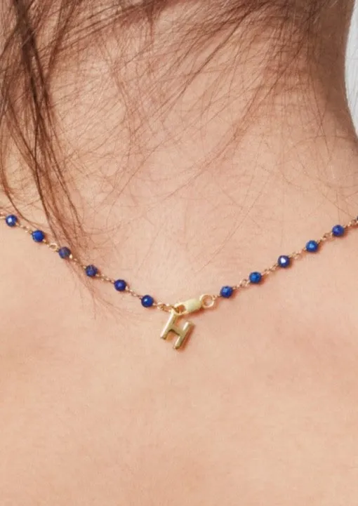 SAPPHIRE CREATIVITY 24K Vermeil Necklace