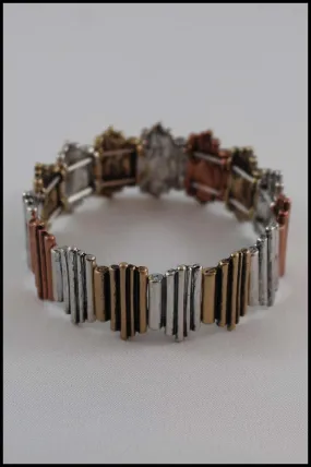 Seismic Deco Stretch Bracelet