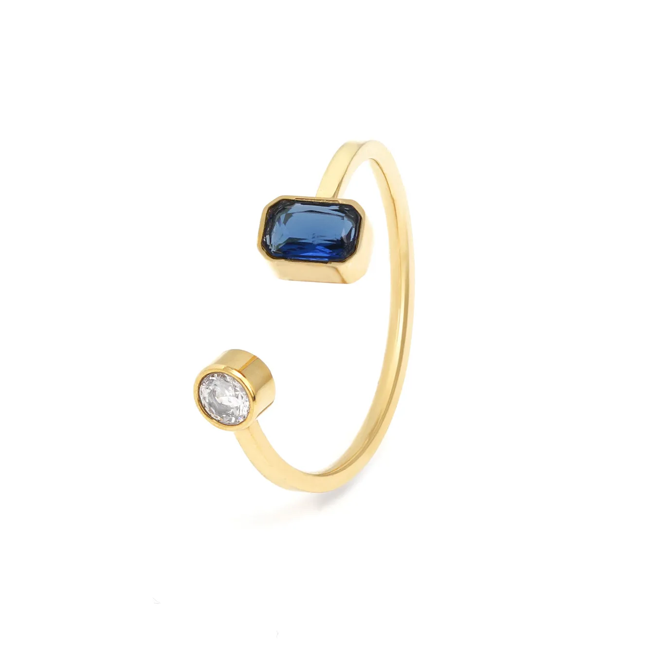 September Sapphire Birthstone Gift Set - Yellow Gold