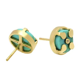 Signature Stud Earring   Turquoise
