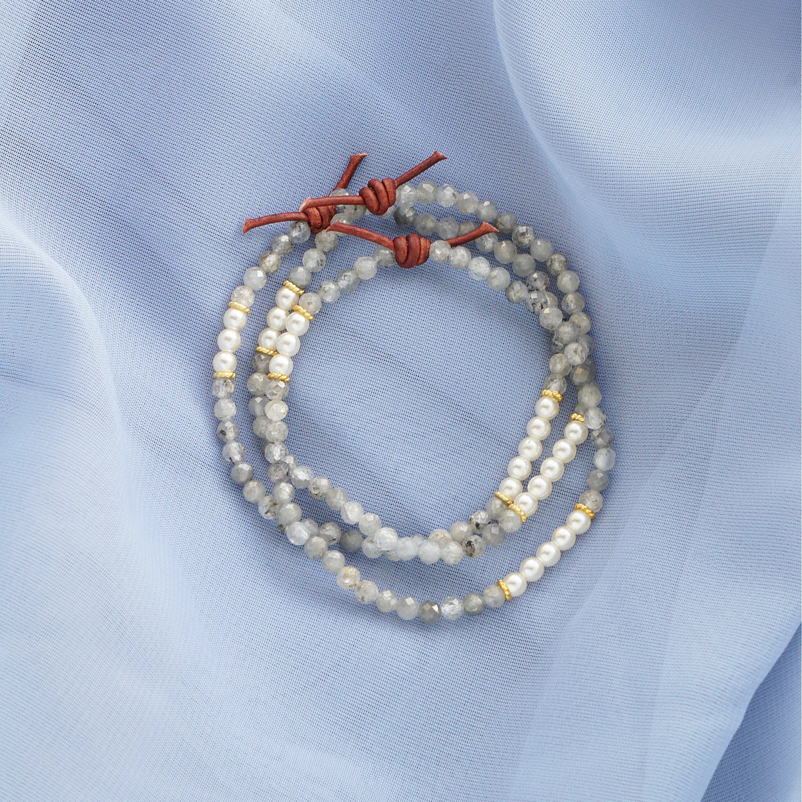 Silver Zircon and Pearl Tiny Bracelet | 2024 Holiday Exclusive