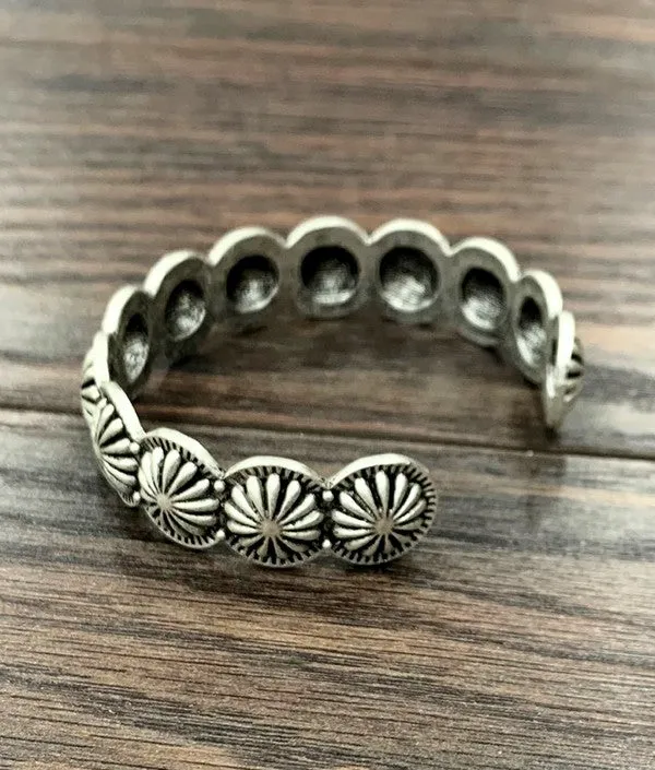 Silver"c" Cuff Bracelet