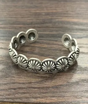 Silver"c" Cuff Bracelet