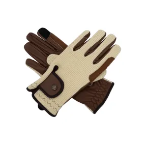 Sixteen Cypress Gloves - Ivory & Cognac - 8