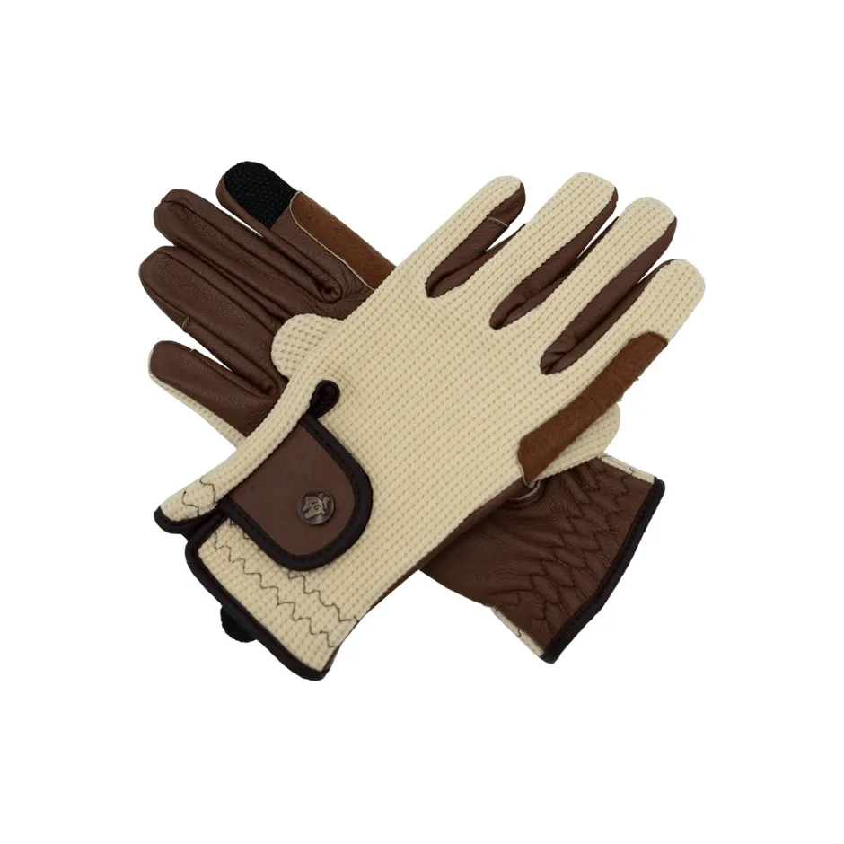 Sixteen Cypress Gloves - Ivory & Cognac - 8