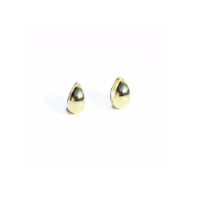 Small Gold Teardrop Earrings