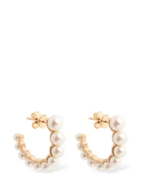 Sophie Bille Brahe   Boucle de Perle 14kt &amp; pearl earrings 
