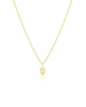 Sprinkle Lock Charm Necklace