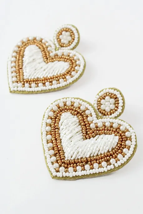 Statement Heart Earrings