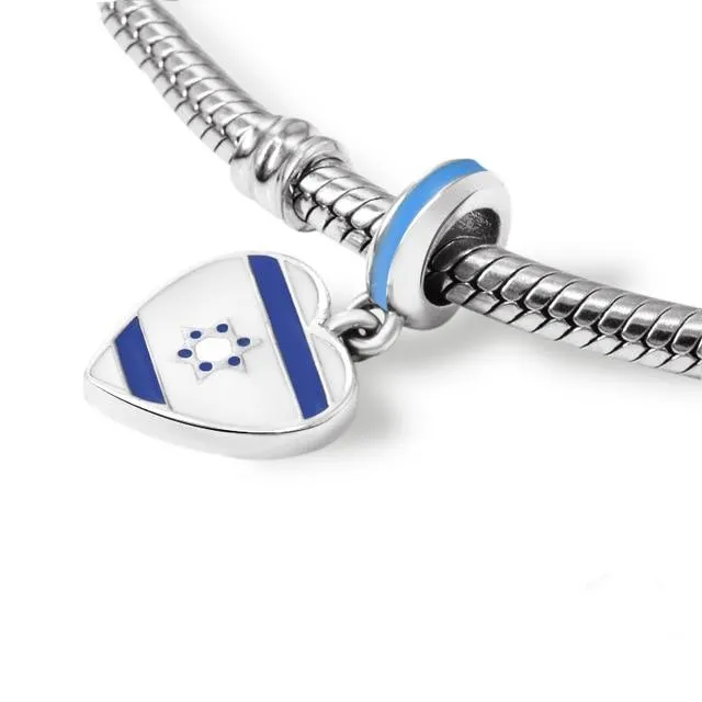 Sterling Silver 972 Jewish Israel Religious Charms to fit Pandora bracelet