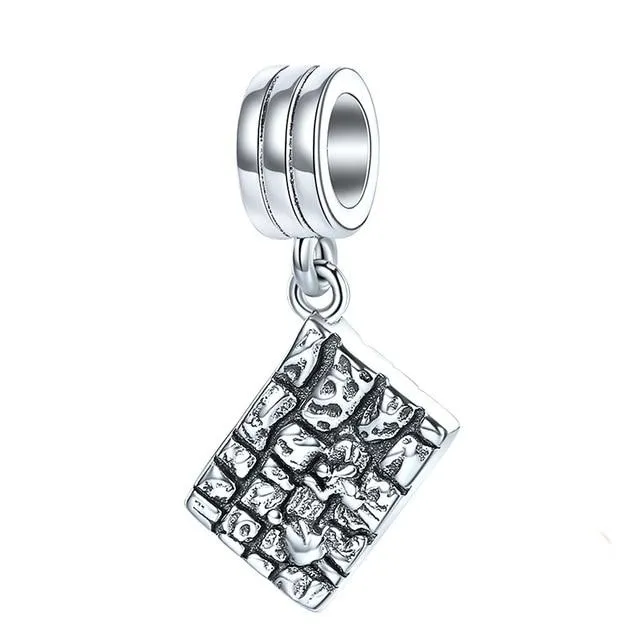 Sterling Silver 972 Jewish Israel Religious Charms to fit Pandora bracelet