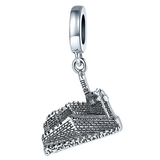 Sterling Silver 972 Jewish Israel Religious Charms to fit Pandora bracelet