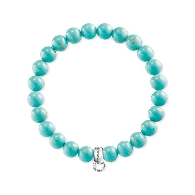Thomas Sabo Silver Turquoise Charm Bracelet X0213-404-17