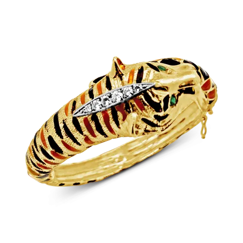 Tiger Bangle Bracelet