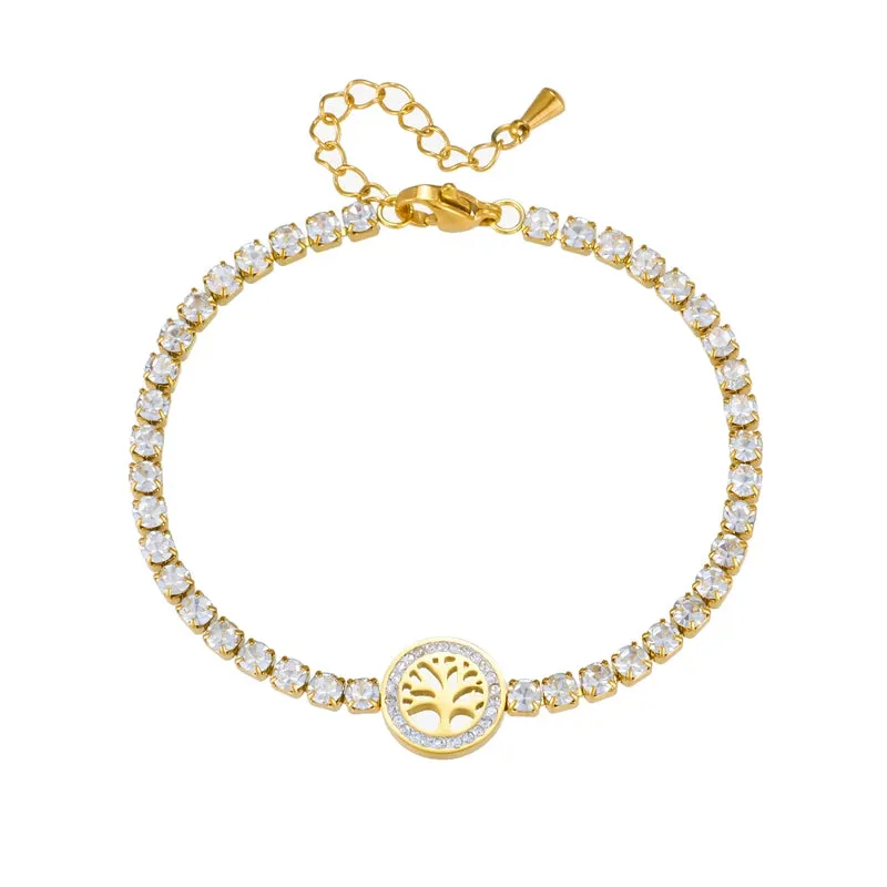 Tree of Life Tennis Bracelet