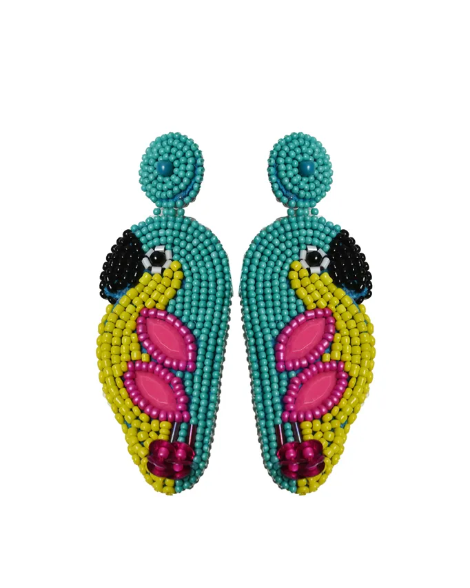 Turquoise Bird Earrings
