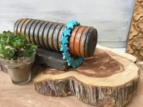 Turquoise Star Stretch Bracelet