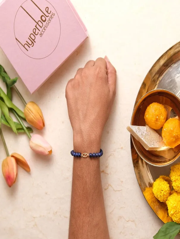 Unisex Evil Eye Bracelet Rakhi (Medium)