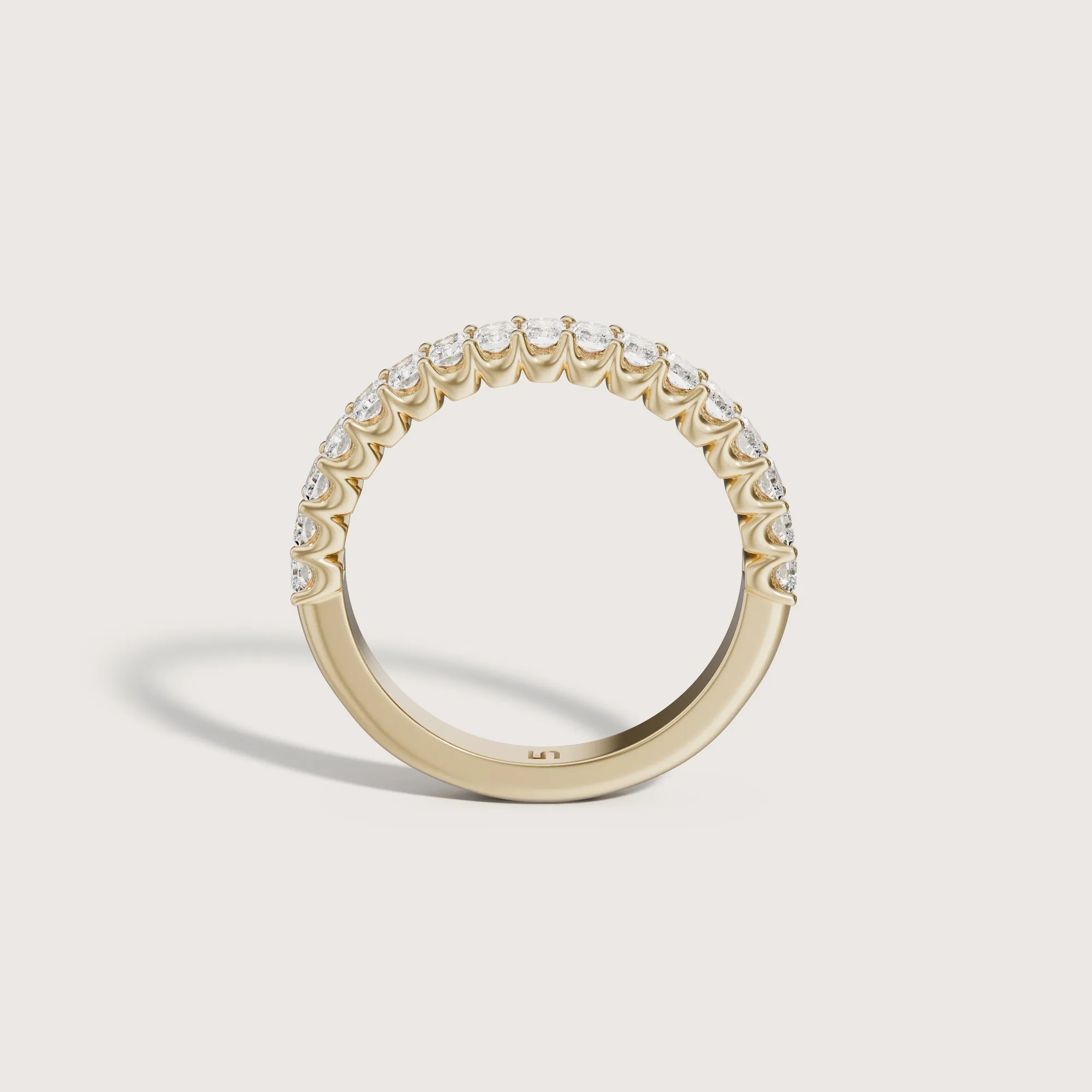 Valley Radiant Diamond Band  | Halfway Diamonds
