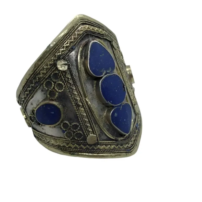 Vintage Kuchi Golden Tone Afghani Cuff